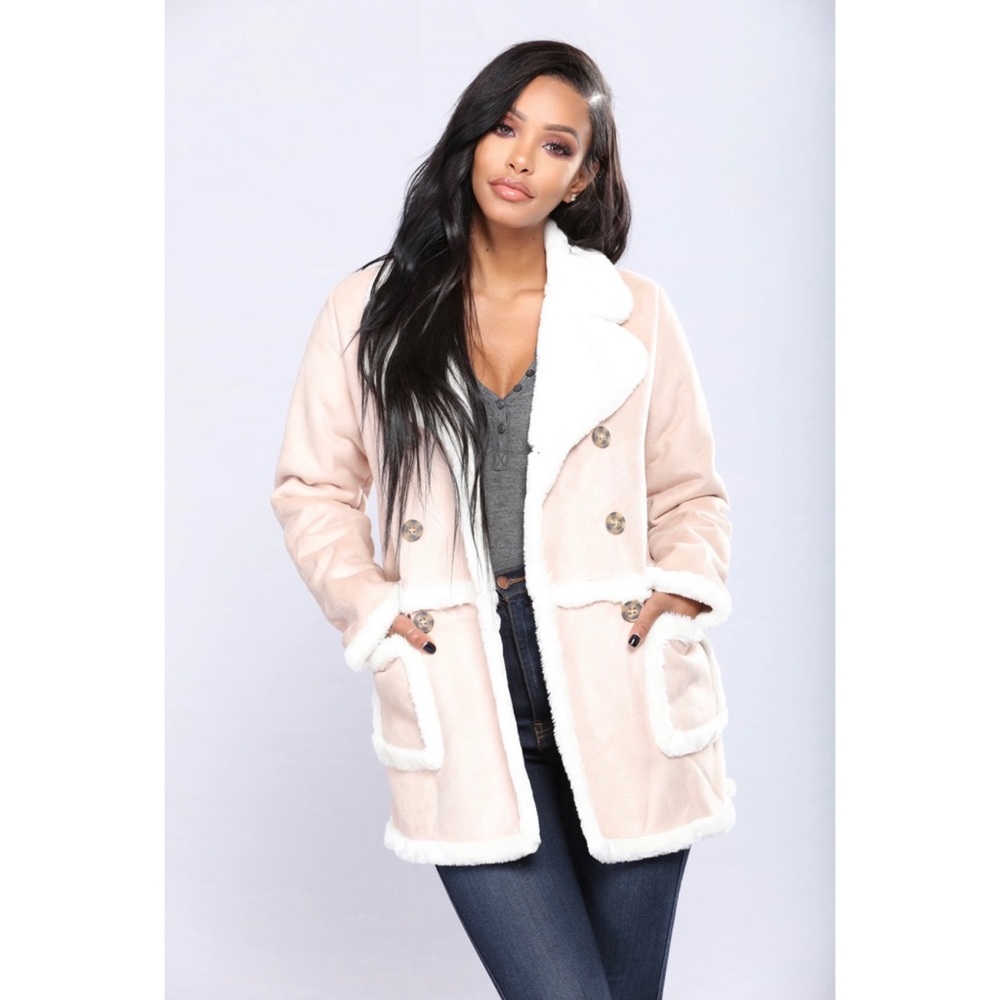 Fashion Nova Cabin In The Woods Jacket - Pink
